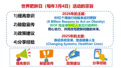  2026“世界肥胖日-中国外行动”肥胖防治